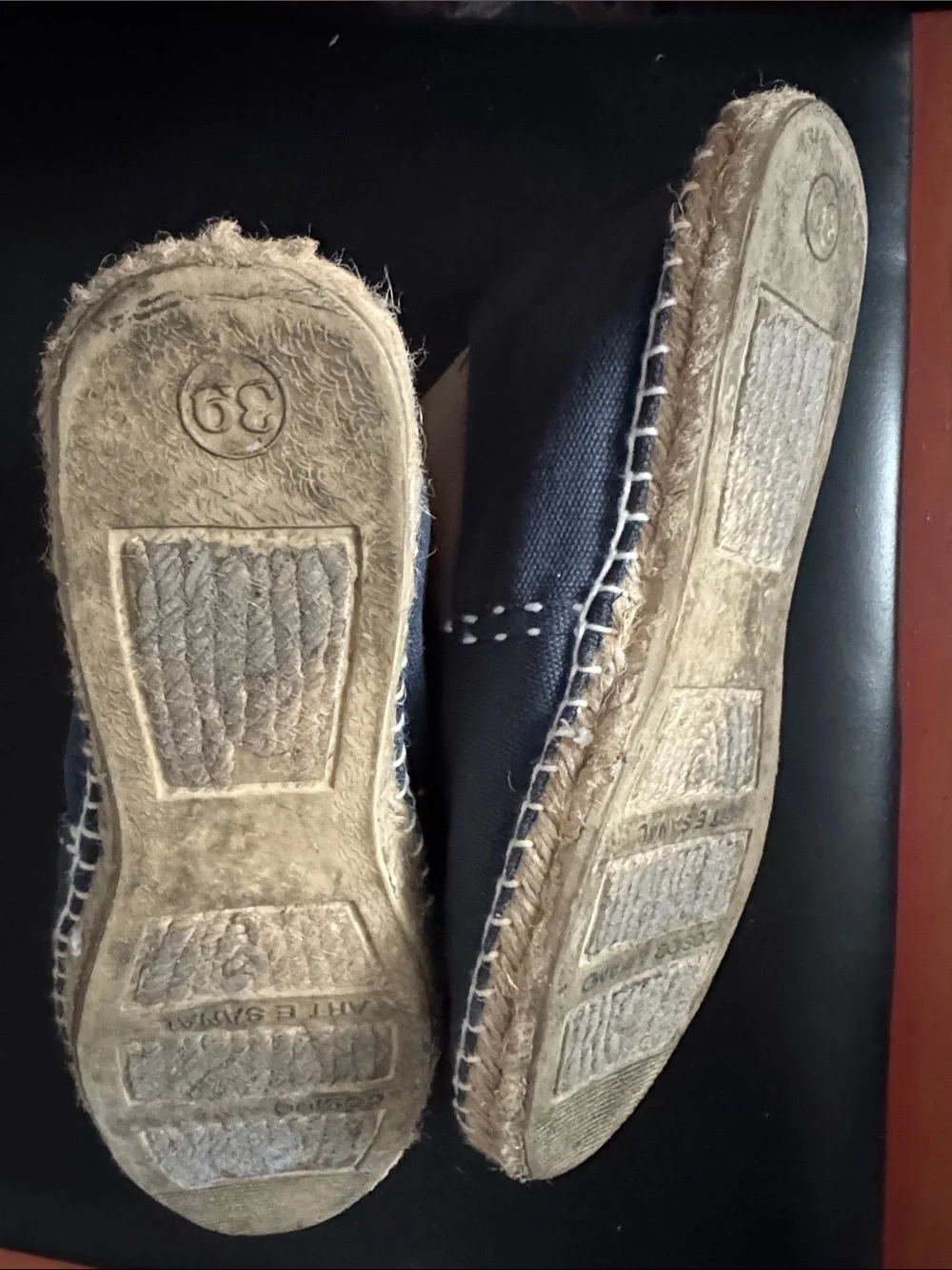 Navy Spanish espadrilles W39